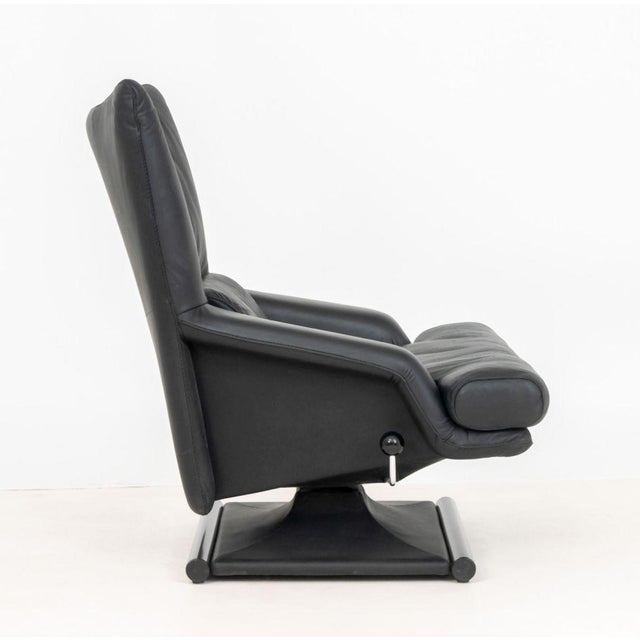 Black Mathias Hoffmann for Rolf Benz Lounge Chair For Sale - Image 8 of 9