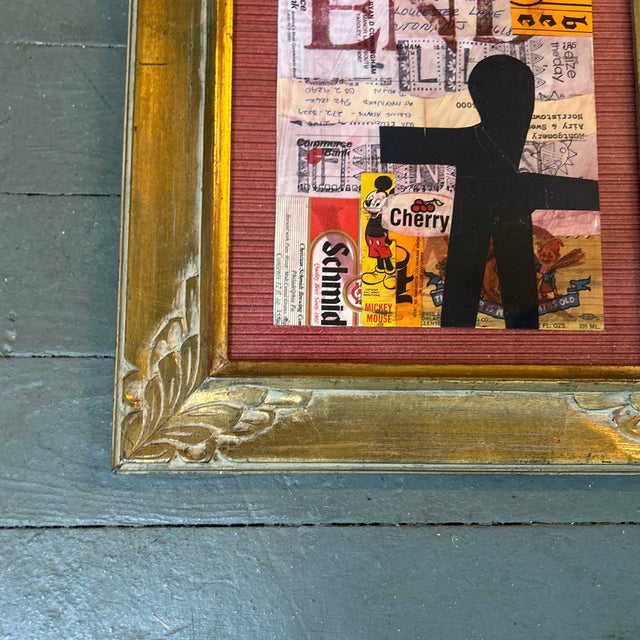 Contemporary Contemporary Original Hands Across America Collage by Wayne Cunningham For Sale - Image 3 of 4