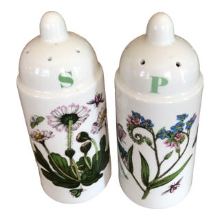 Vintage Portmeirion Botanic Garden Salt & Pepper Shakers- a Pair For Sale