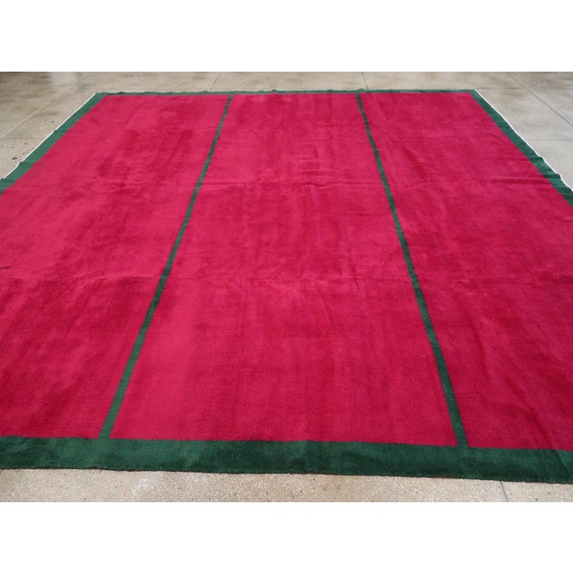 Galerie Shabab Collection Mid-20th Century Turkish Anatolian Minimalistic Carpet For Sale In New York - Image 6 of 10