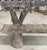 Monumental French Faux Bois Cast Stone Bench Tree Trunk Supports, circa 1920s For Sale - Image 12 of 18