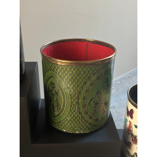 Mid-Century Modern Vintage Card Holder by Piero Fornasetti, 1950s For Sale - Image 3 of 6