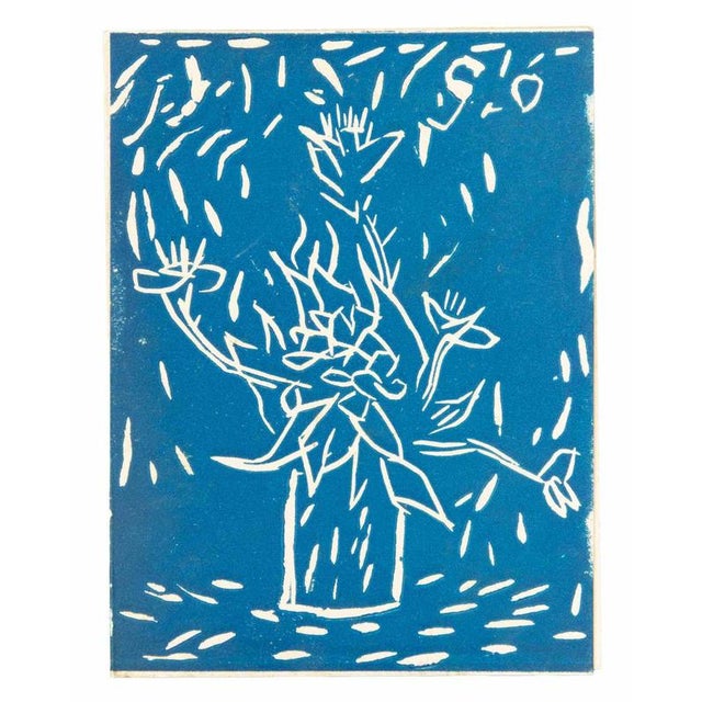Giovanni Omiccioli, At the Skyscraper, 1956, Woodcut For Sale - Image 3 of 3