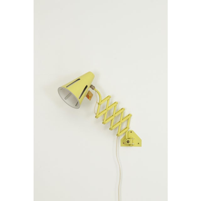 Vintage Scissor Wall Lamp by H. Th. J. A. Busquet for Hala Zeist, 1950s For Sale - Image 12 of 12