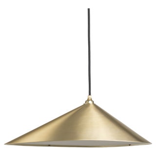 Emily I Brass Pendant by Moss Objects For Sale