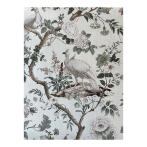 Broughton Rose Linen Fabric by Gp & J Baker 6 6/8 Yards