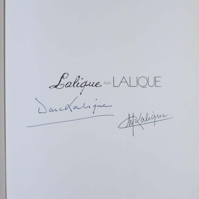 1970s 1977 “Lalique Par Lalique” Hand-Signed Marc & Marie-Claude Lalique Book For Sale - Image 5 of 18