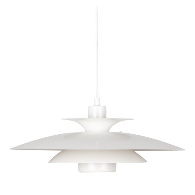 Vintage Danish Donau Pendant Lamp by Kurt Wiborg for Jeka, 1980s For Sale