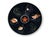 French Provincial Mid 20th Century Quimper Guy Trévoux Black-Ground Oyster Service — Master W/ 6 Plates For Sale - Image 3 of 10