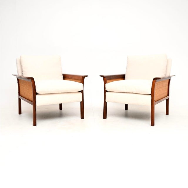 Vintage Scandinavian Armchairs attributed to Knut Sæter for Vatne Mobler, 1960, Set of 2 For Sale - Image 11 of 11