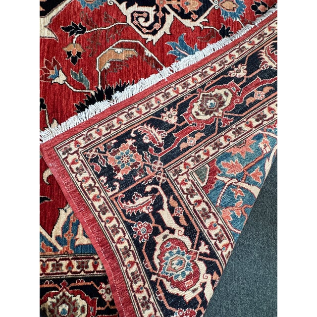 6ft 1in X 9ft Handmade Baktiari Wool Area Rug For Sale In San Francisco - Image 6 of 12
