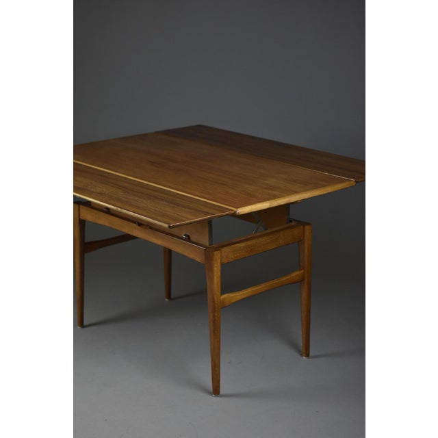 Mid-Century Swedish Teak Extendable Coffee Table from Emmaboda Möbelfabrik, 1950s For Sale - Image 15 of 16