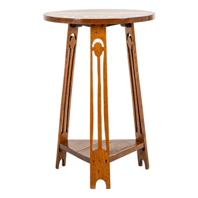 Arts and Crafts Oak Occasional Table For Sale