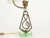 Adjustable Table Lamp in Red Metal, Brass and Green Glass from Stilnovo, Italy, 1950s For Sale - Image 9 of 17