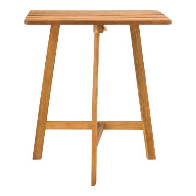 Outdoor Balcony Table in Natural For Sale