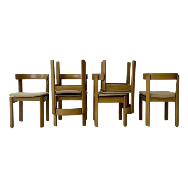 Jürg Bally Chairs by Dietiker for Stein Am Rhein Workshop, 1960s, Set of 6 For Sale