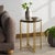 Introducing the Levitt Cast Glass Top Accent Table, a piece poised to enrich your home environment. Crafted meticulously...