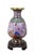 Chinoiserie Chinese Brass Cloisonne Enamel Chrysanthemum Bud Vase on Stand 8" For Sale - Image 3 of 13