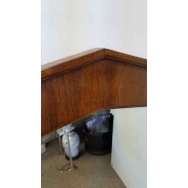 Wonderfully grained Olive Wood Frame with a 1/2" beveled Mirror by Henredon. Large statement piece, great color and...