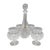 Mid-Century Crystal Decanter Set of 7 1960s For Sale