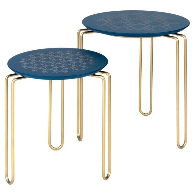Set of 2 Caleido Coffee Tables by Mentemano, Set of 2 For Sale - Image 4 of 4