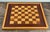 Brown Vintage 24" Hand Made Solid Wood Chess Board With Mixed Hardwoods For Sale - Image 8 of 9
