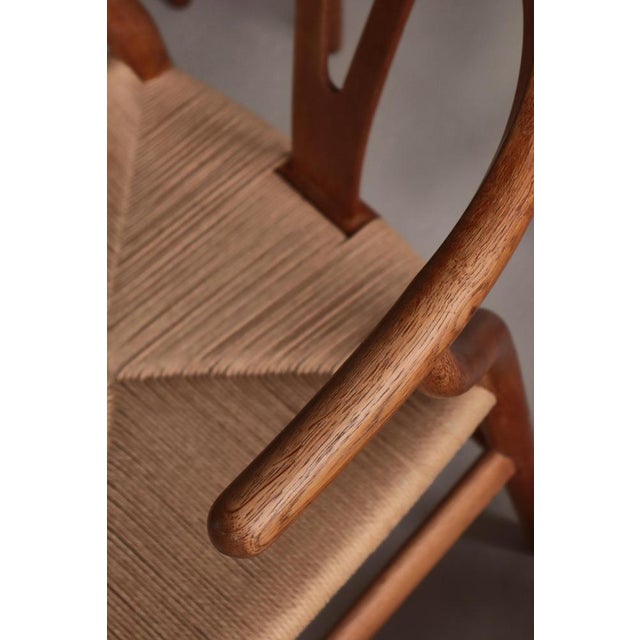 Wishbone Chairs by Hans J. Wegner for Carl Hansen & Sons, 1960s, Set of 6 For Sale - Image 9 of 18