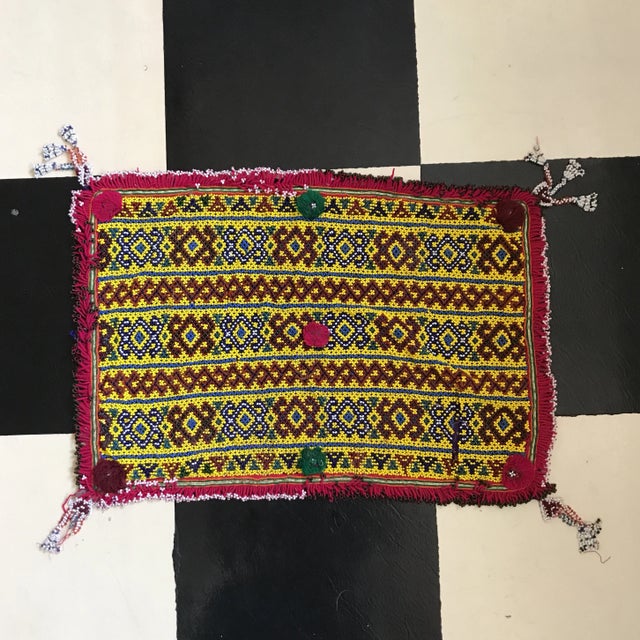 African Tribal Beaded Ikat Textile For Sale - Image 9 of 11