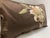 Floral Embroidered Decorative Accent Satin Lumbar Pillow Cover For Sale - Image 4 of 7
