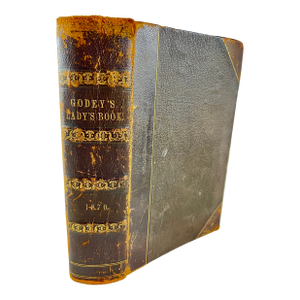 Godey’s Lady’s Book, Leather Bound, Volume LXXX – 1870 Edition