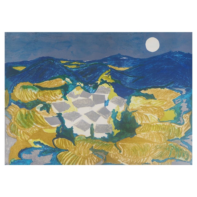 Linda Le Kinff, Hamlet in the Moonlight, Original Lithograph For Sale
