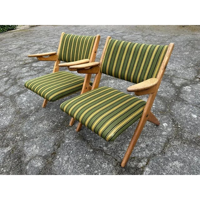 Mid-Century Danish Lounge Chair in Oak attributed to Arne Hovmand Olsen, 1960s For Sale - Image 6 of 6