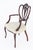 Hepplewhite Revival Mahogany Armchair with Seat Chair, 1890s For Sale - Image 6 of 6