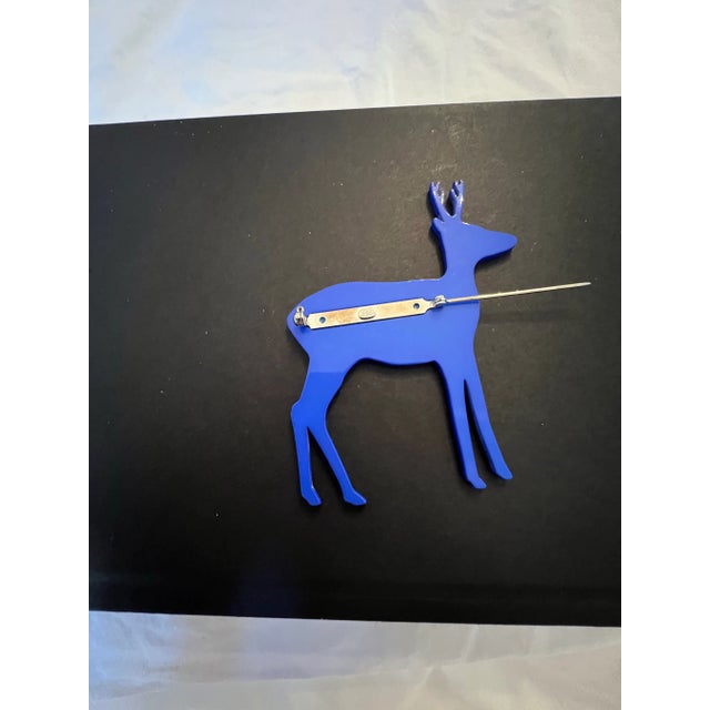Chanel Reindeer Pin Brooch Vintage 2001 a CC Logo For Sale In Atlanta - Image 6 of 7