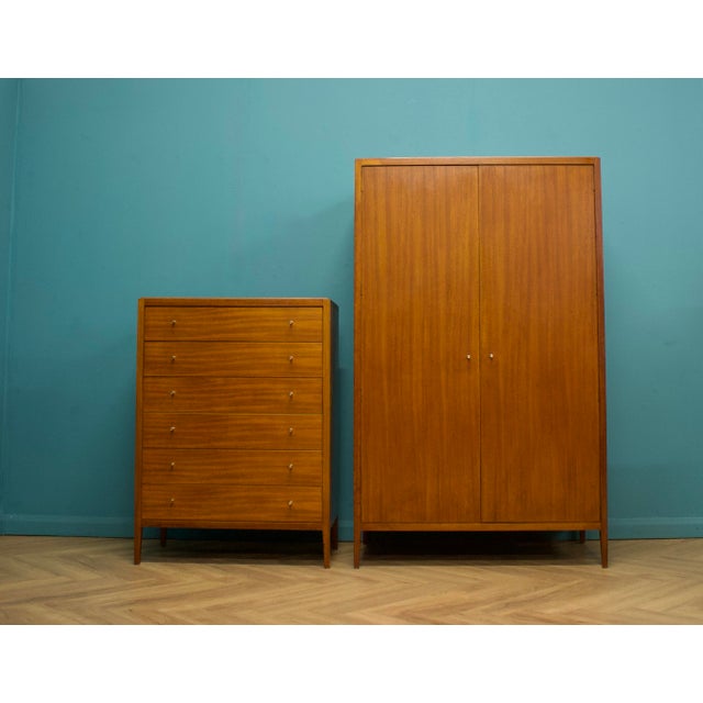 Mid-Century Modern Vintage Teak Wardrobe by Loughborough Furniture for Heals, 1960s For Sale - Image 3 of 13