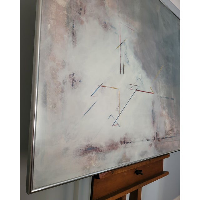 An exceptional, institutional-scale piece of 1980s British contemporary art history. Painted in December 1980 and executed...