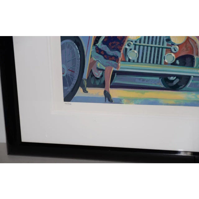 1990s Michael Young "Pink Parrot Club" Original Signed Serigraph C.1990 For Sale - Image 5 of 8