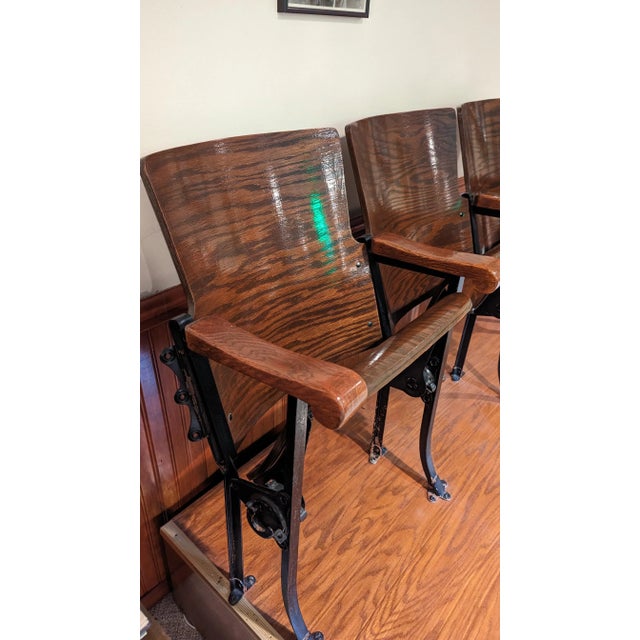 Antique Theater Chairs - Late 1800s For Sale - Image 18 of 18