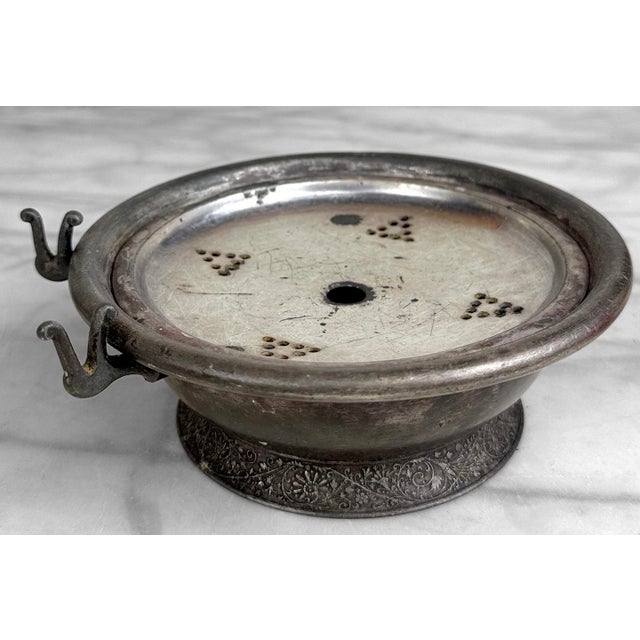 Antique Farmhouse Silverplate Round Domed Cow Butter Dish For Sale - Image 10 of 13