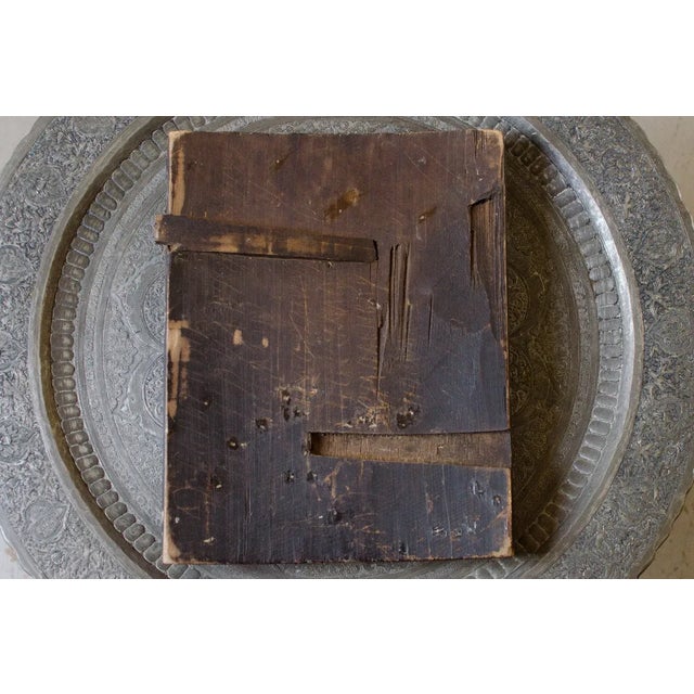 Antique Russian Icon artwork, silver engraving, and painting on wood representing the Virgin Mary of Kazan, as the holy...