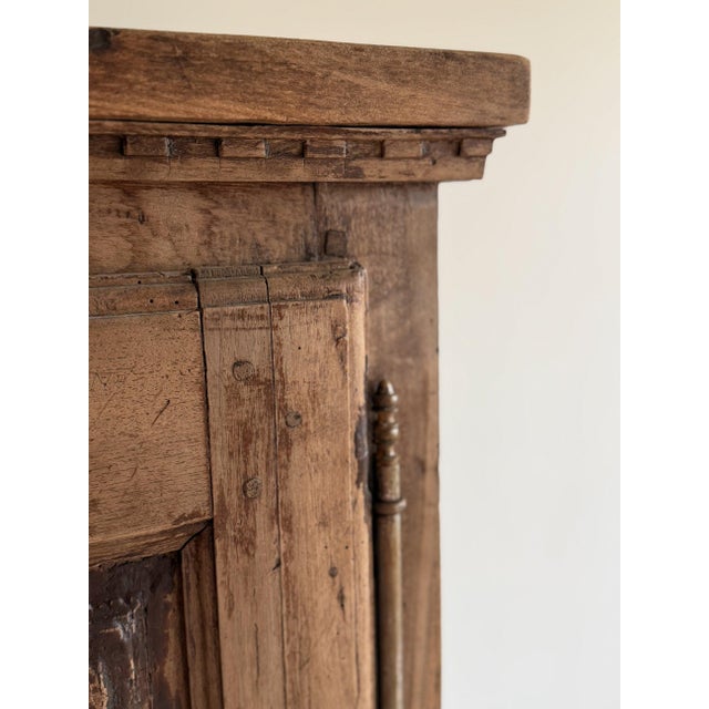 Wood Antique French Oak Cupboard For Sale - Image 7 of 8
