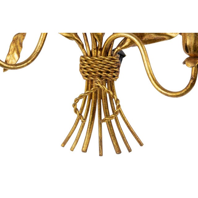 Gilded Brass Applique in the style of Hans Kogl. Late 20th Century. 2 lights, very good condition. Up to 250V (Europe/UK...