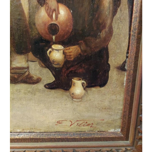 19th Century E. Velier Oil Painting on Canvas Spanish Matador Porcession For Sale In Boston - Image 6 of 12