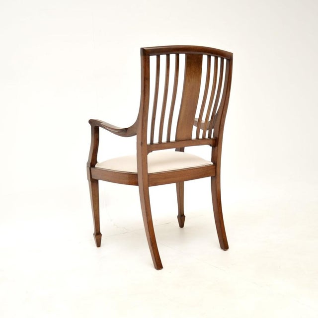 Antique Edwardian Armchair, 1900s For Sale - Image 4 of 11