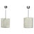 Vintage Pendant Lights in Chrome and Textured Glass from Napako, 1970s, Set of 2 For Sale - Image 15 of 15
