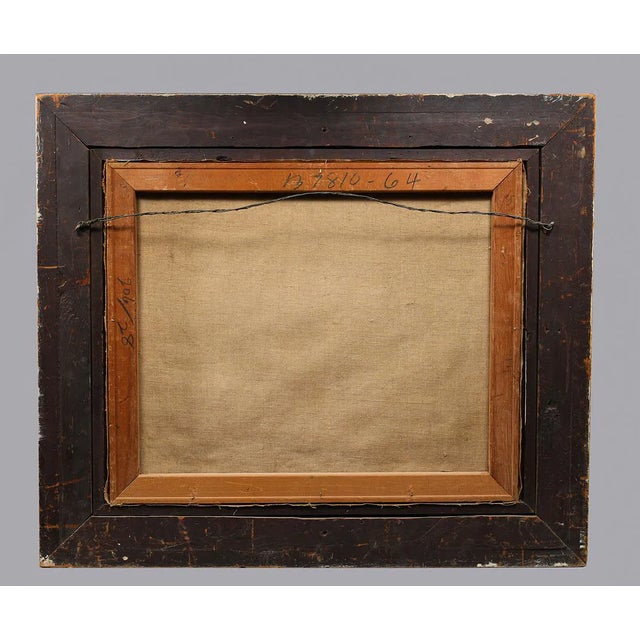 Expressionism Mid 20th Century Large Expressionist Oil on Canvas Painting For Sale - Image 3 of 3