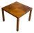 1960s Lane Altavista Diamond Inlay Walnut Parsons Side Table For Sale