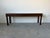 1980s Century Furniture Faux Bamboo Console / Sofa Table With Two Drawers For Sale - Image 4 of 17
