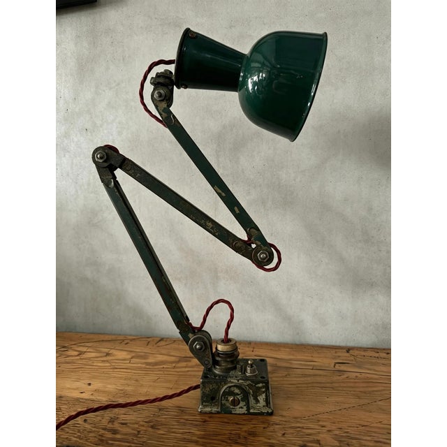 1930s Worktop Machinists Lamp from Simplex, 1930s For Sale - Image 5 of 11