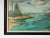 Green 1979 Vintage “Ducks Over Marshland” Landscape Oil Painting by Little, Framed For Sale - Image 8 of 12
